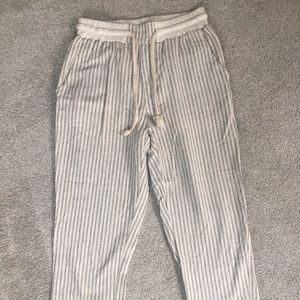 Linen Pants with Tie